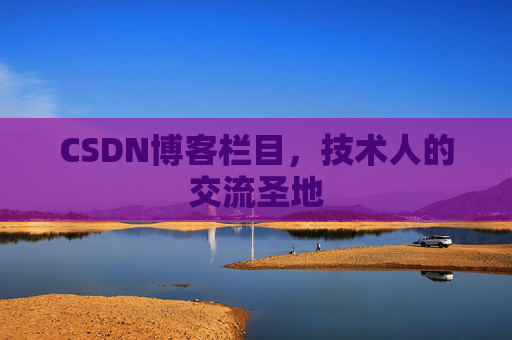 CSDN博客栏目，技术人的交流圣地